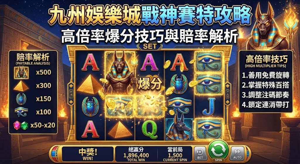 高倍率爆分技巧與賠率解析